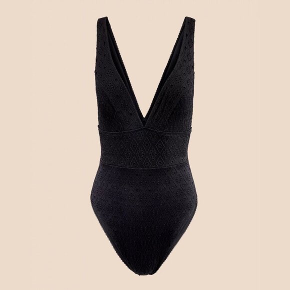 New! Adore Me Black Melony Contour One Piece Swimsuit Size Small 41831 - Picture 2 of 11